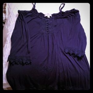 Woman's off the shoulder top